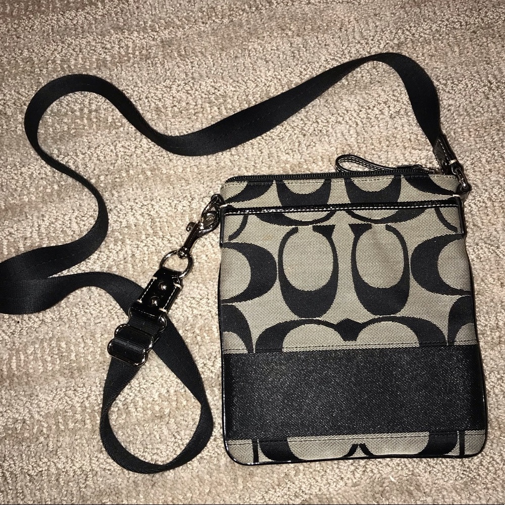 Coach Small Crossbody Black Purse Gem